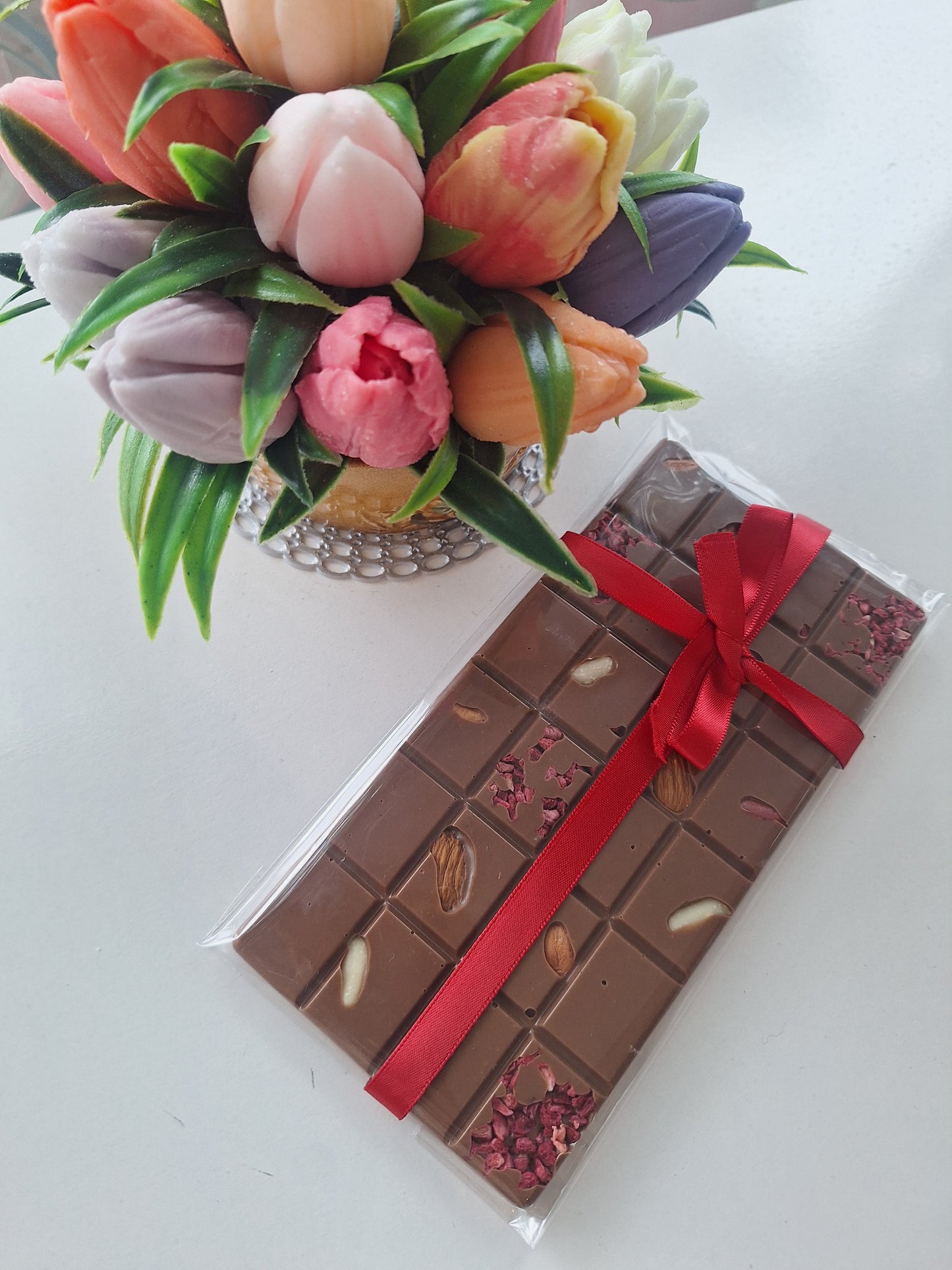 Fruit& Nuts Milk Chocolate tablet Christmas.Birthday any Occasion