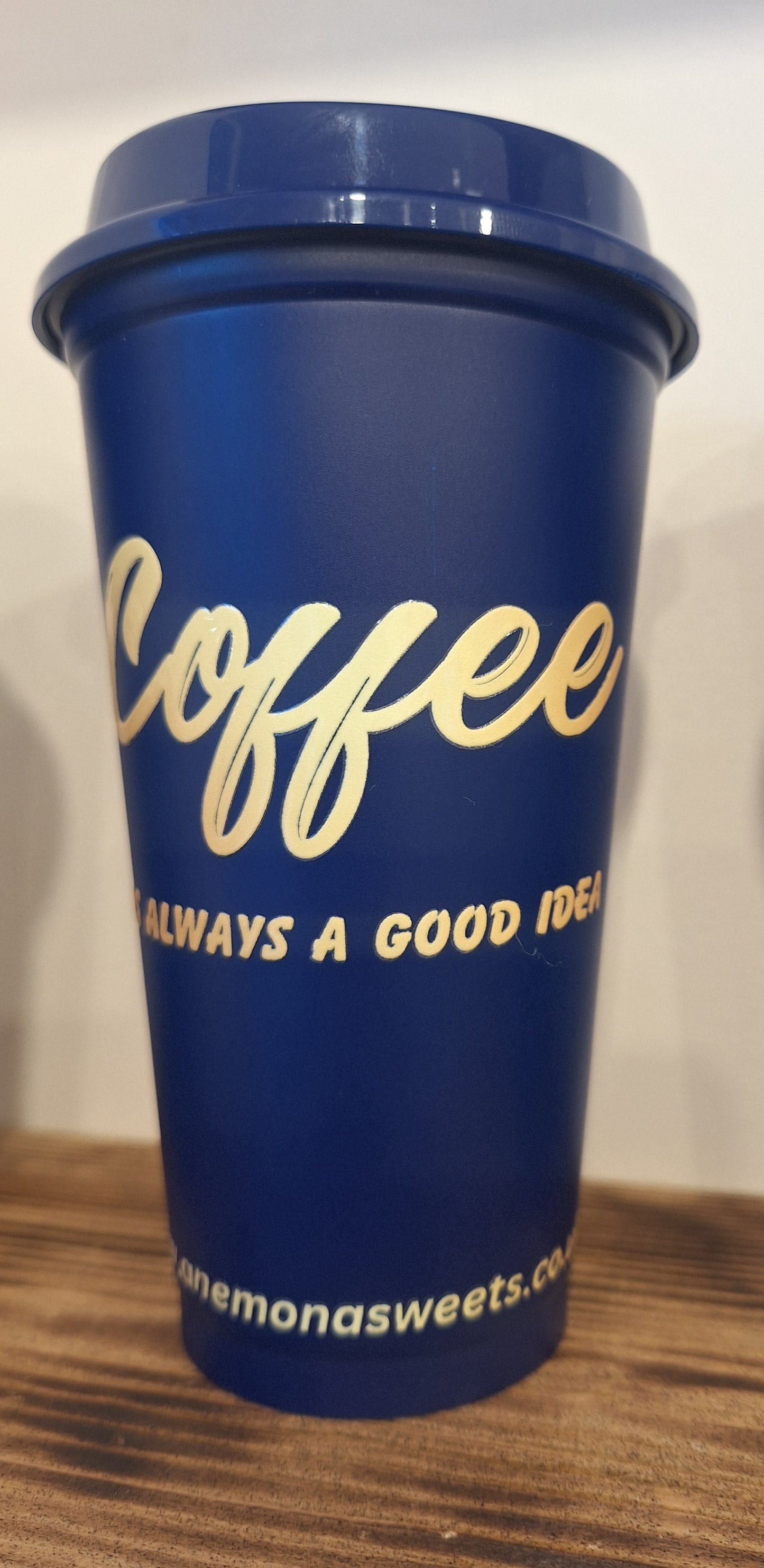 Coffee Mug - Coffee is always a good idea gold